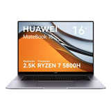 Laptop Huawei Matebook 16 Amd Ryzen 7 16gb + 512gb Ssd Gris