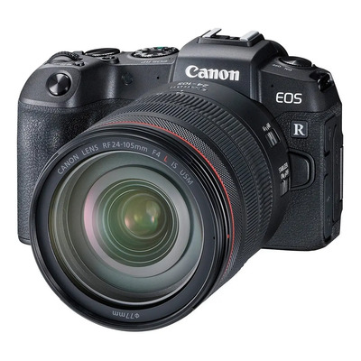 Cámara Canon Mirrorless Eos Rp Lente Rf 24-105 Is Usm Color Negro | Meses sin interés