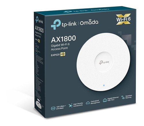 Access Point Tp Link Eap620 Hd Gigabit Ax1800 Wifi 6 Omada