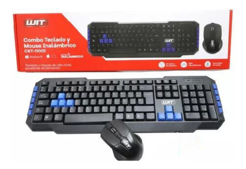 Combo Teclado Y Mouse Inalámbrico Tipo Gamer Cbt-1100i