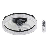 Ventilador De Techo Y Lampara Luz Led De 55w 2500lm  6  Vel.