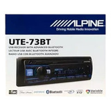 Autoestereo Alpine Bluetooth Multicolor Usb Mp3 Ute-73bt