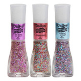 Kit Esmaltes Babado E Gliteria Dailus