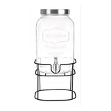 Dispensador De Bebidas Garrafón 5 Lt Con Llave + Base  Metal