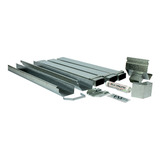 Zingueria Canaleta Galvanizada 10 Mts Kit Completo Oferta 1d