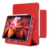 Funda Jetech Para iPad Air 5th Gen 10.9 2022 Magnetico Rojo