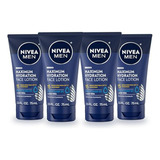 Crema Hidratante Facial Nivea Men Con Spf 15, Pack De 4 Tubo