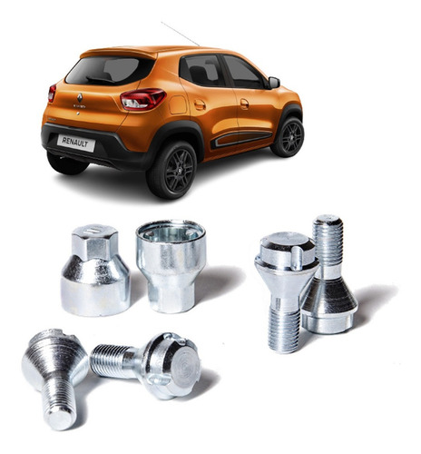 Tuercas De Seguridad Renault Kwid Llanta De Chapa O Aleacion