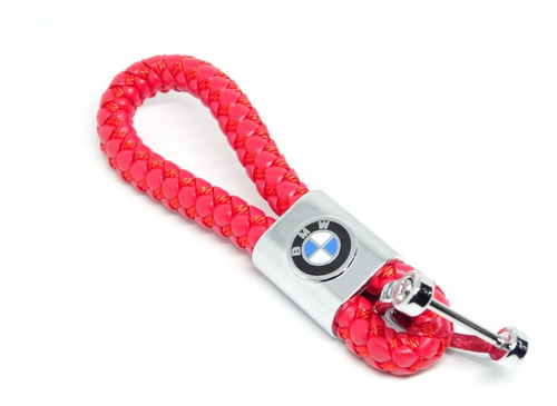 Llavero Lujo Elegante Para Carro Moto Logo Marca Bmw Cuero 