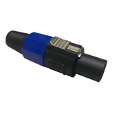 Conector Ficha Speakon Macho 4 Contactos Cable Profesional