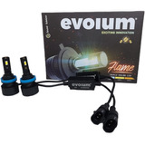 Focos Led Tricolor Evolum Flame H8/h9/h11 14000 Lumenes 50w