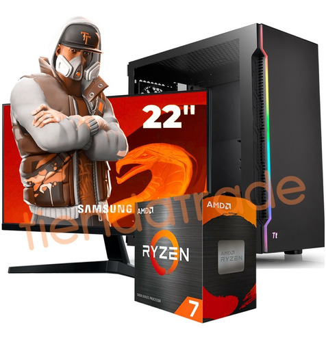 Pc Escritorio Gamer Computadora Completa Cpu Amd Ryzen