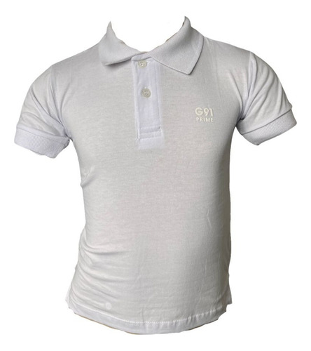 Polo Básica Infantil Camisa Masculina Meninos De 1 A 16 Anos