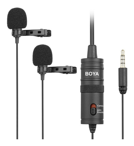 Micrófonos Boya By-m1dm Condensador Omnidireccional Negro