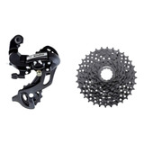 Câmbio Traseiro 8v+cassete 8v 24v K7 Sunrun Bike Mtb+barato 