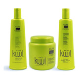 Kuul Kit Cure Me Shampoo + Reconstructor + Leave In Treatm