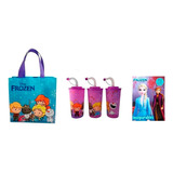 35 Kits Bolsa Dulcero + Vasos + Libro Para Colorear