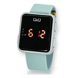 Reloj Pulsera Q&q Mujer 100% Original Led M197j803y