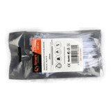 Amarra Cables Plásticas Blancas 2.5x100 100un Smart Tools