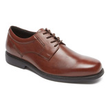 Zapatos Rockport Oxford Charles Road Plaintoe-bordó