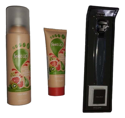 Set P/ Pies: Desodorante, Crema + Removedor Callos Oriflame 