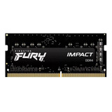 Memoria Ram Kingston Fury Impact 16gb Ddr4  3200mhz Negro