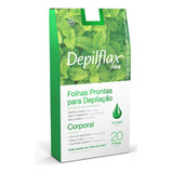 Depilflax Folhas Prontas P/ Depilação Corporal Hortelã C/20