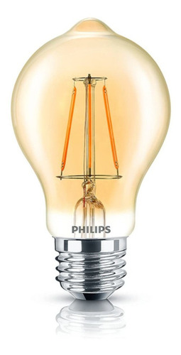 Lámpara Led Philips Amber Dim De Filamento, 4,5 W, 127 V, E27