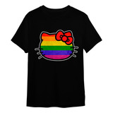 Camisa Camiseta Hello Kitty Lgbt Pride Love Is Love 1081