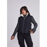 Parka Mujer Blanco Sin Mangas Reversible Sioux