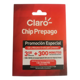 Chip Claro Paquete 50 Unidades 50 Min + 1 Gb + Redes S.