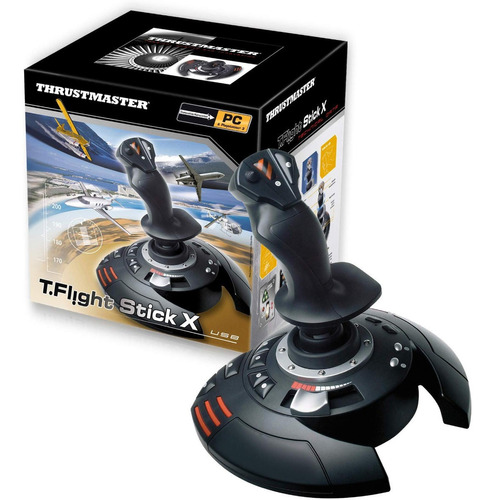 Joystick Thrustmaster T.flight Stick X Preto P/ Pilotar