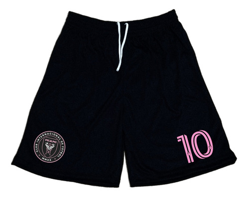 Short De Poliester Inter Miami Messi Ideal Equipos