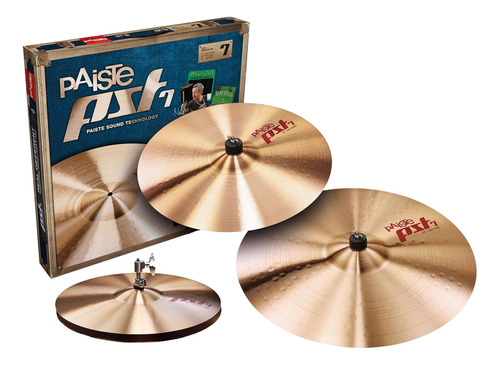 Paiste 170sset Juego De Platillos 14 16 Y 20 Pst7 Bronce B8