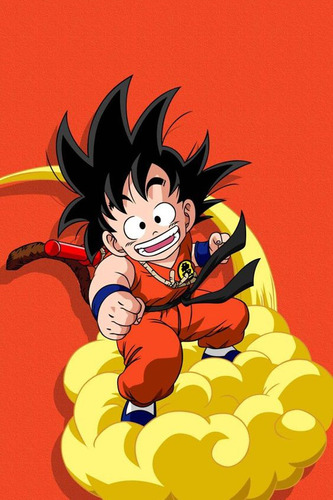 Vinilos Decorativos Pared Infantiles Dragon Ball Goku Niño