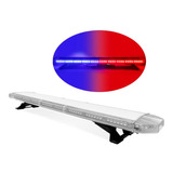 Baliza Led Barra Auto Rojo Azul Emergencia 120cm 12v/24v