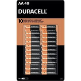 Duracell Pilas Aa Baterias Alcalinas Paqx 40 Unidades Doblea