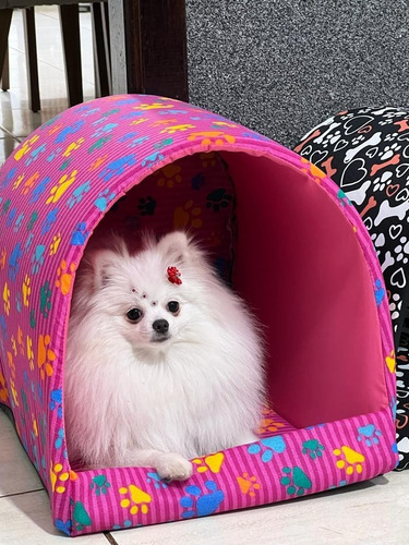 Cama Para Cachorro Gato Caminha Pet Poá Tamanho M Cores