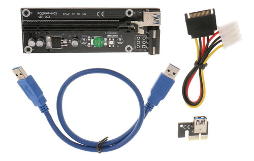 1x A 16x Power Usb3.0 Adaptador De Cabo De Vídeo Extensor