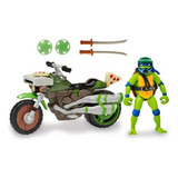 Battle Cycle Tortugas Ninja Moto Con Leonardo Orig Recoleta