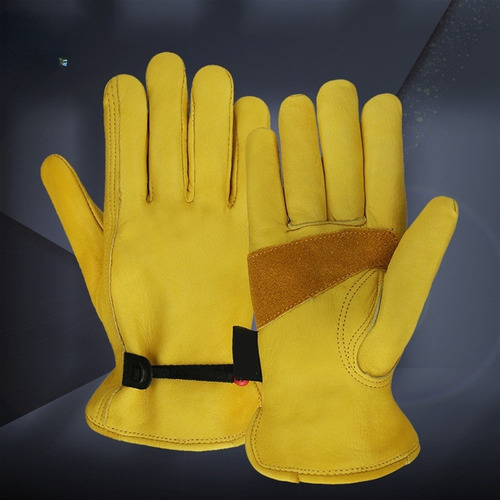 Guantes De Trabajo Protectores De Material De Piel De Vaca