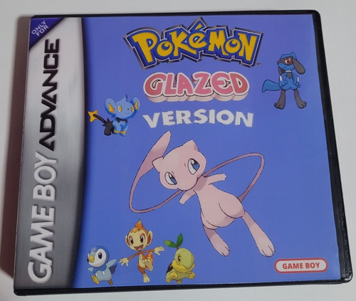 Cartucho Fita Pokémon Glazed Compatível Gba / Nds 