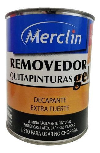 Removedor De Pinturas Gel Decapante Extra Fuerte 1/2 Merclin