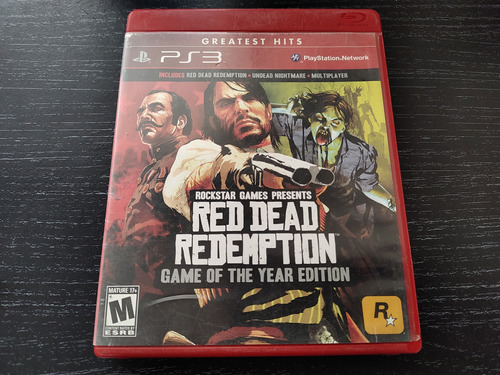 Ps3 - Red Dead Redemption Game Of The Year Edition - Físico