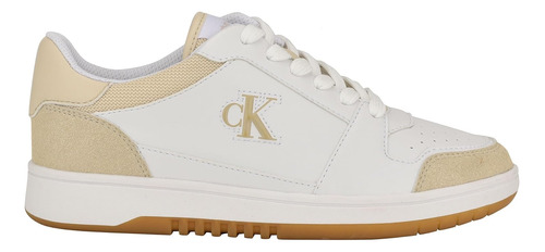 Tenis Calvin Klein Originales Mujer Comodo Casuales Blanco 2