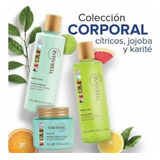 Set Corporal  Exfoliante+crema Y Gel Baño  Jojoba Y Karite