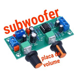 Placa Crossover  Subwoofer Filtro Grave Kit Com 3unidades 