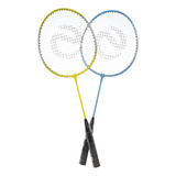 Kit Badminton Junior Sixzero Raquetas Plumas Funda Niños