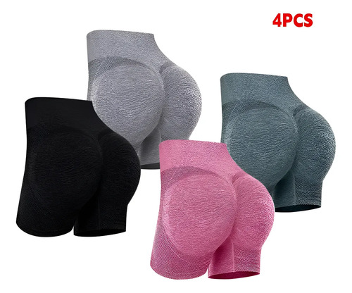 4pzs Short De Licra Para Mujer Fitness Sports Sexy Shorts
