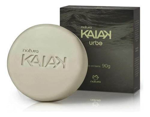 Jabon Barra Natura Kaiak Masculino Urbe Cremoso 90 Grs 